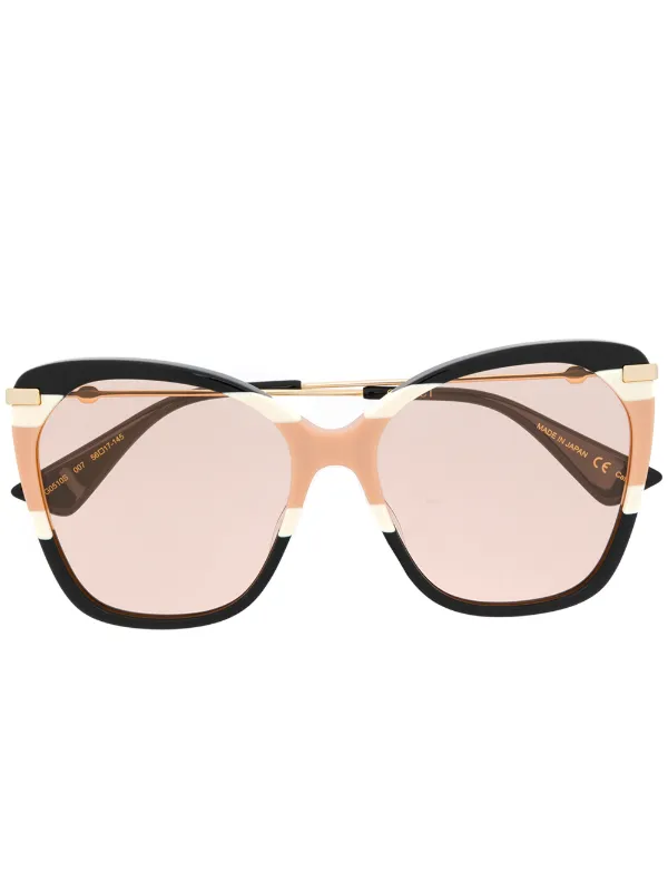 gucci oversized butterfly sunglasses