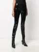UNRAVEL PROJECT lace-up cropped trousers