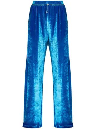 Off white top velvet pants