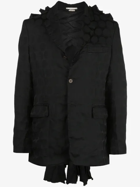 Comme des Garçons Homme Plus ruffle-detail blazer