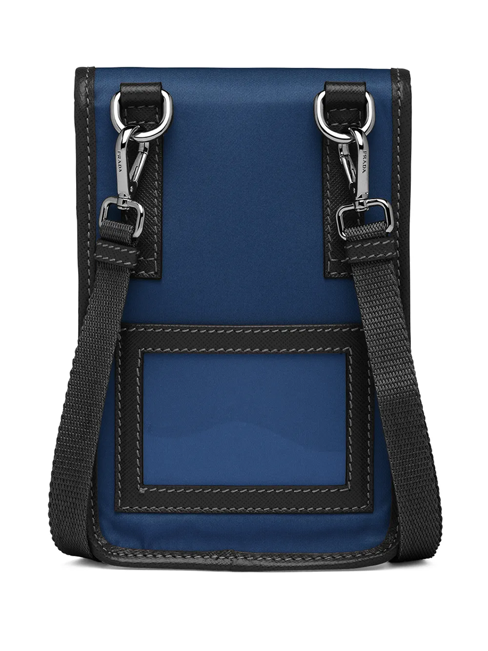 Prada Re-Nylon Saffiano Leather Smartphone Case Shoulder Bag