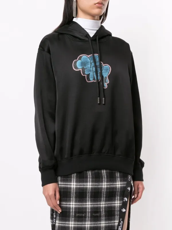 Off white graffiti hoodie store