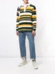 Image 2 of Coohem striped long sleeved polo shirt