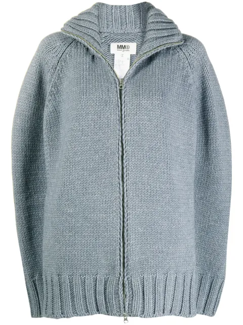 MM6 Maison Margiela ribbed knit cardigan