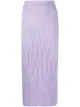 Image 1 of MM6 Maison Margiela rear-slit knitted skirt