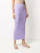 MM6 Maison Margiela rear-slit knitted skirt