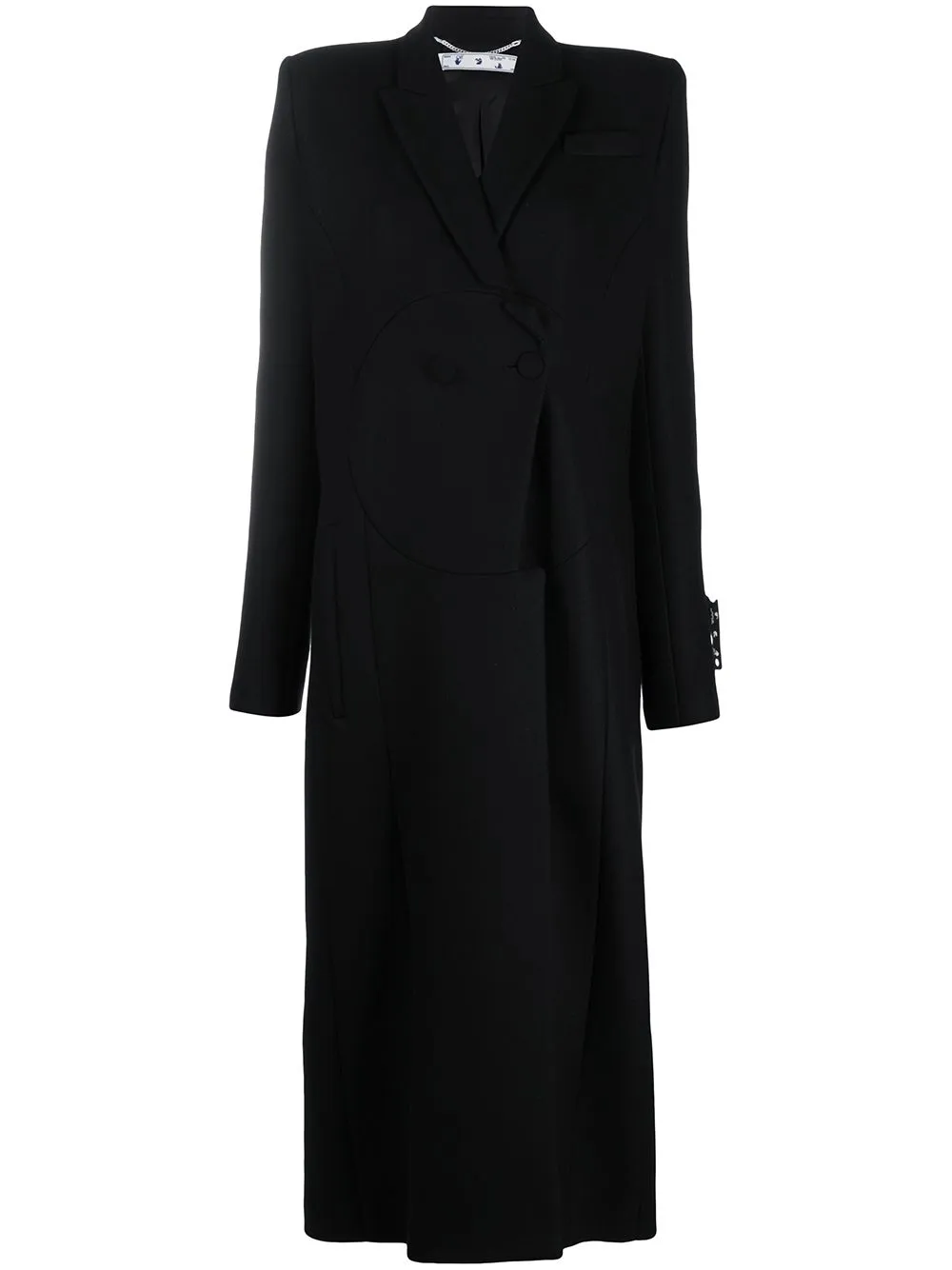 manteau mi-long croisé