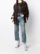 Image 2 of Maison Margiela oversized fringed buttoned jacket