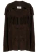 Image 1 of Maison Margiela oversized fringed buttoned jacket