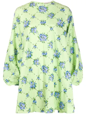 puff sleeve oversized dress by Emilia Wickstead, available on farfetch.com for $1428 Kate Middleton Dress SIMILAR PRODUCT