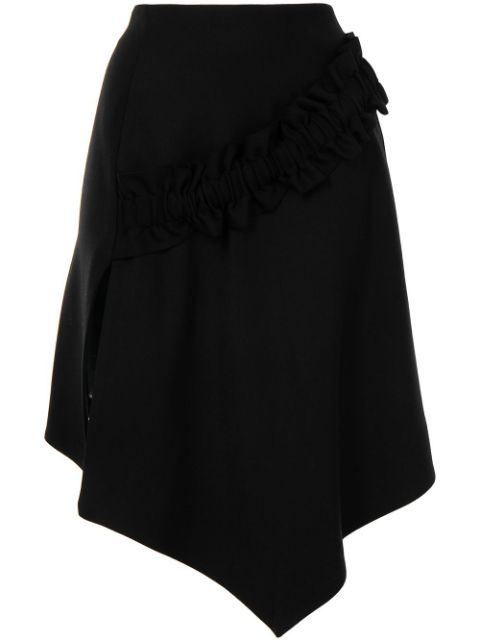 Off-White gathered detail asymmetric skirt Women