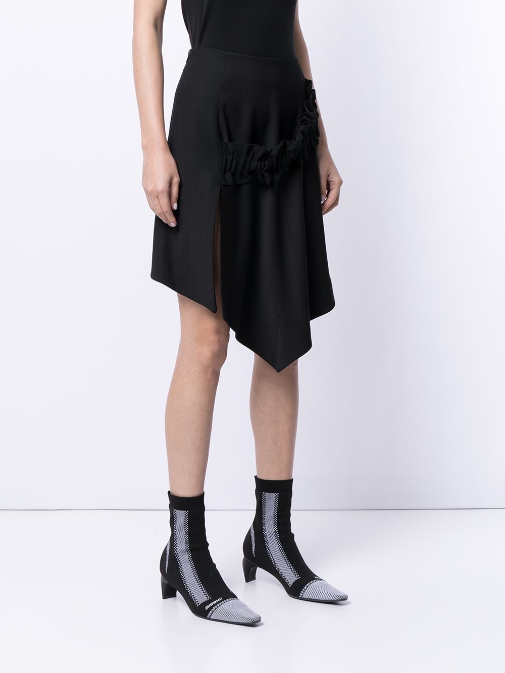 Off-White gathered detail asymmetric skirt Women