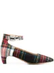 Image 1 of Maison Margiela tartan 55mm court shoes