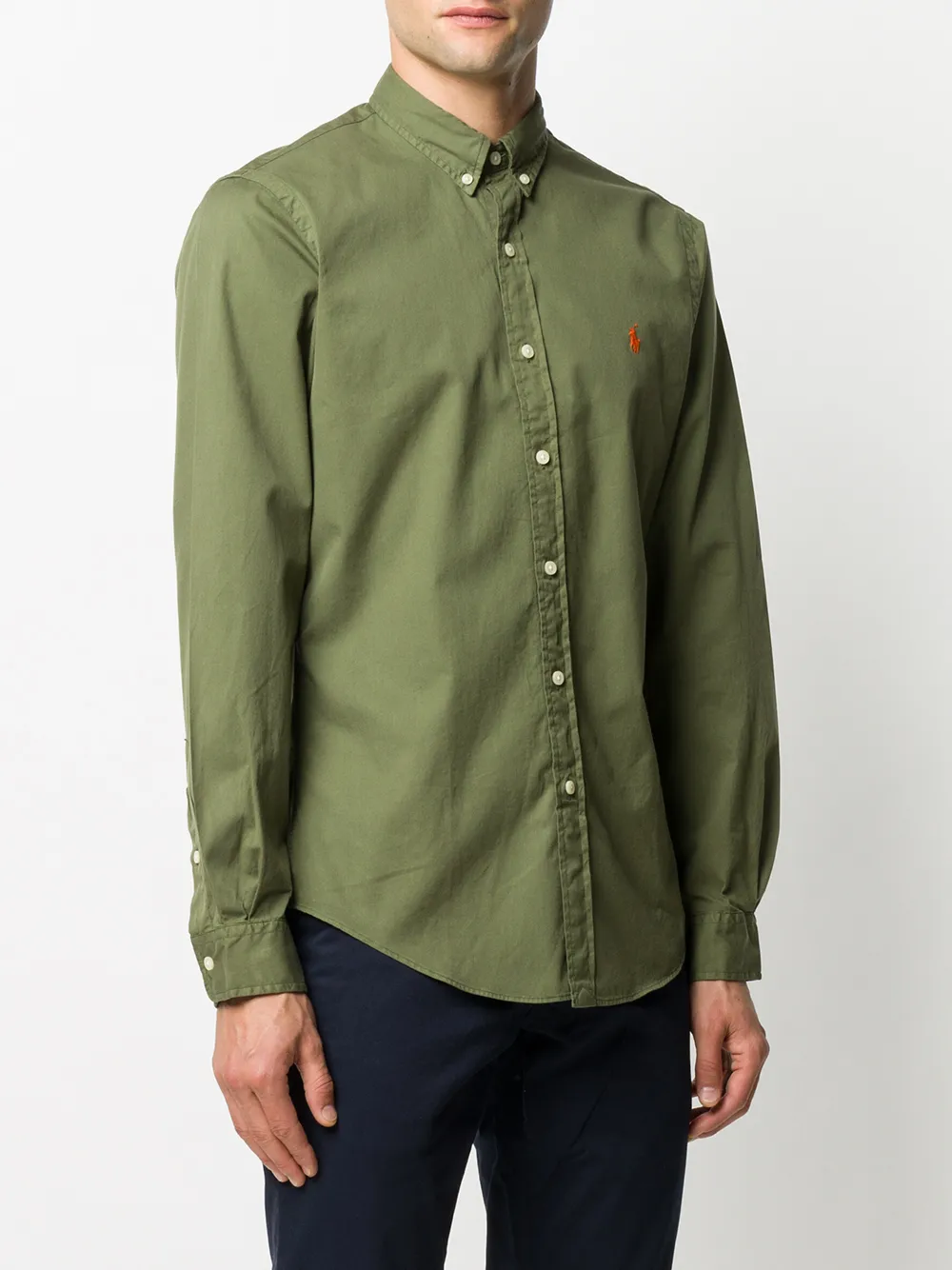 фото Polo ralph lauren рубашка с вышитым логотипом