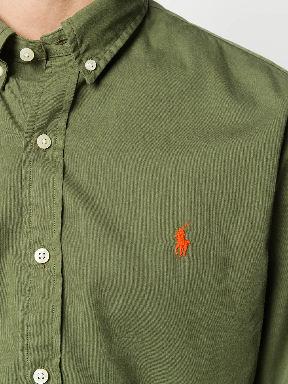 фото Polo ralph lauren рубашка с вышитым логотипом