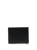 Maison Margiela bi-fold leather clip wallet - Black