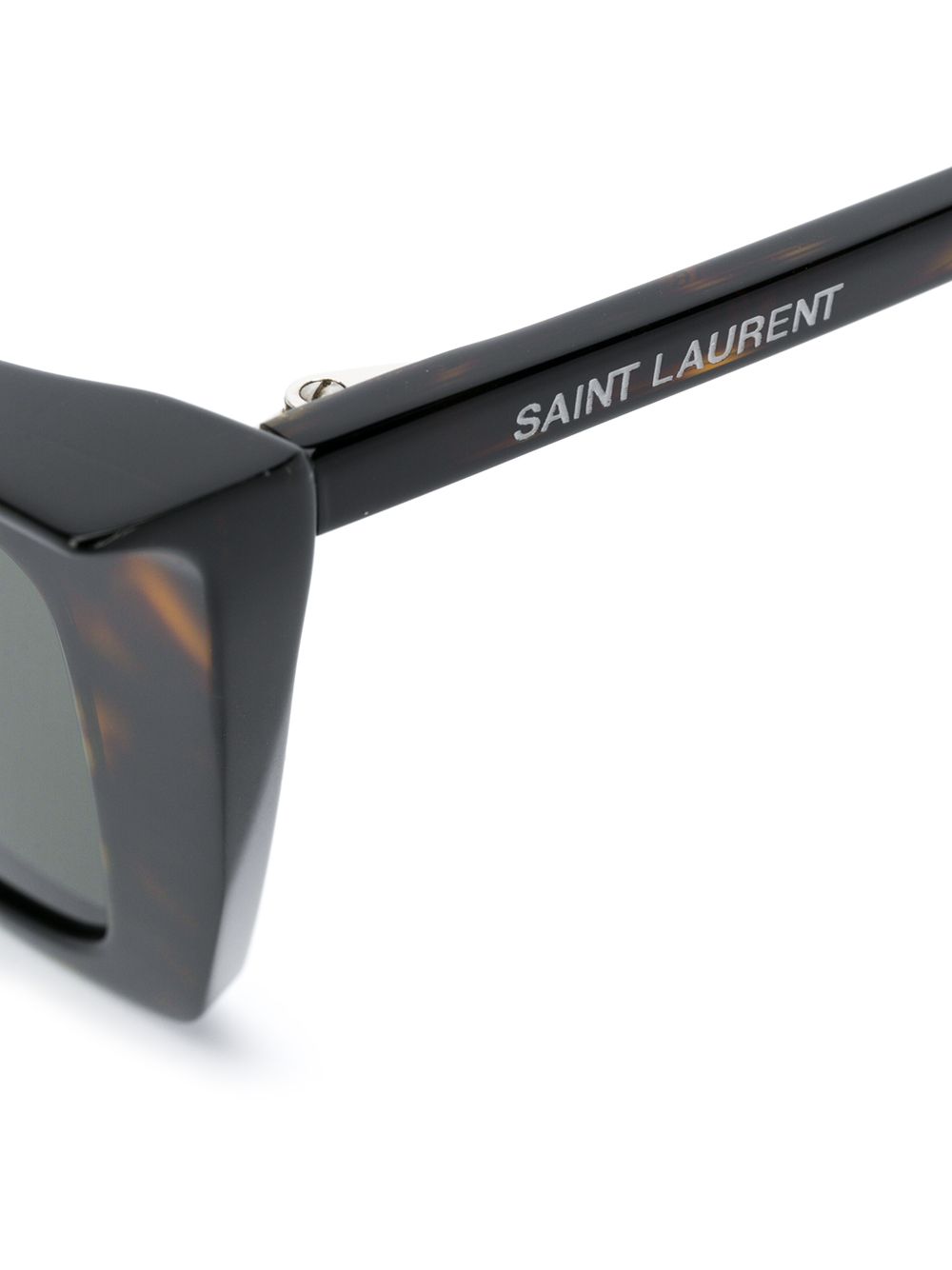 фото Saint laurent eyewear солнцезащитные очки в оправе 'кошачий глаз'