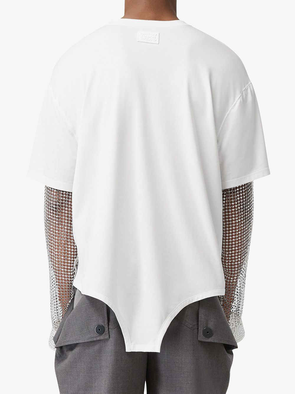 Burberry Crystal Sleeve Oversized T-shirt - Farfetch