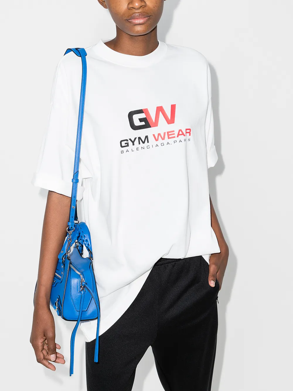  Balenciaga Camiseta Gym Wear - Blanco 