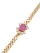 Anton Heunis gold-plated crystal and pearl bracelet