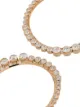 Anton Heunis pearl crystal hoop earrings