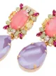 Anton Heunis pear drop crystal earrings