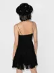 Saint Laurent glitter-effect mini dress