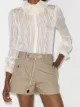 Image 2 of Saint Laurent ruffle-collar striped blouse