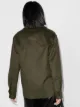 Off-White logo-embroidered wool shirt jacket