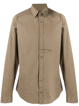 Gucci Pre-Owned قميص كلاسيكي ضيق من الألفينيات