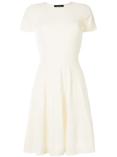 DSQUARED2 vestido tejido acampanado