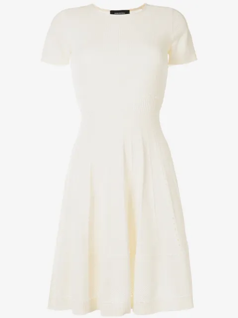 DSQUARED2 vestido tejido acampanado