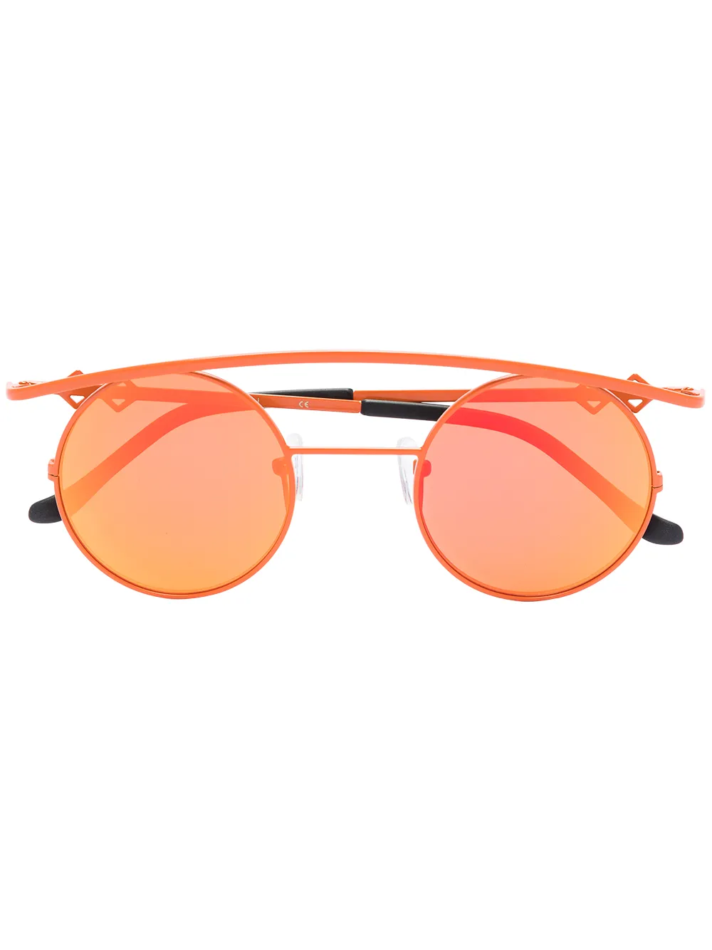 KAREN WAZEN MIRROR ROUND RETRO SUNGLASSES