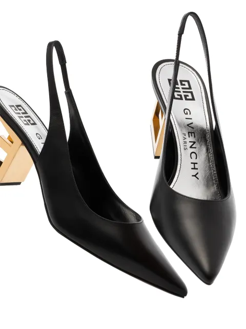 Givenchy triangle point slingback pumps 