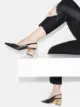 Givenchy triangle point slingback pumps