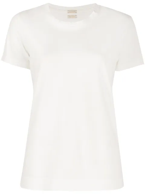 Massimo Alba side slit crew neck T-shirt