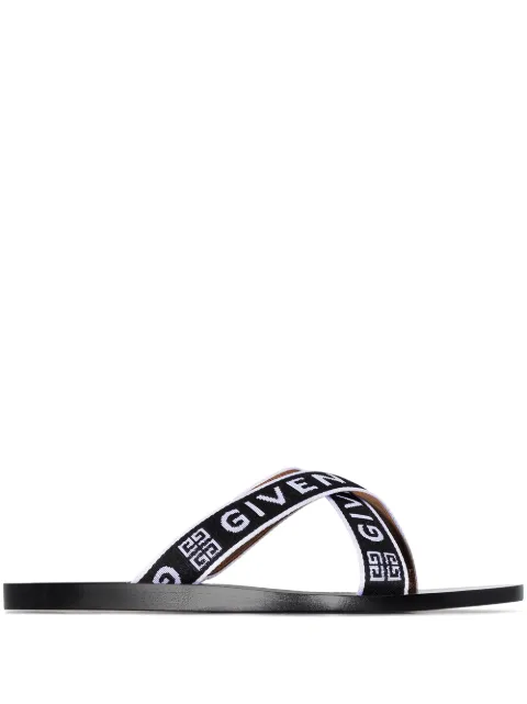 Givenchy logo-strap flat sandals