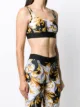 Versace baroque-print sports bra