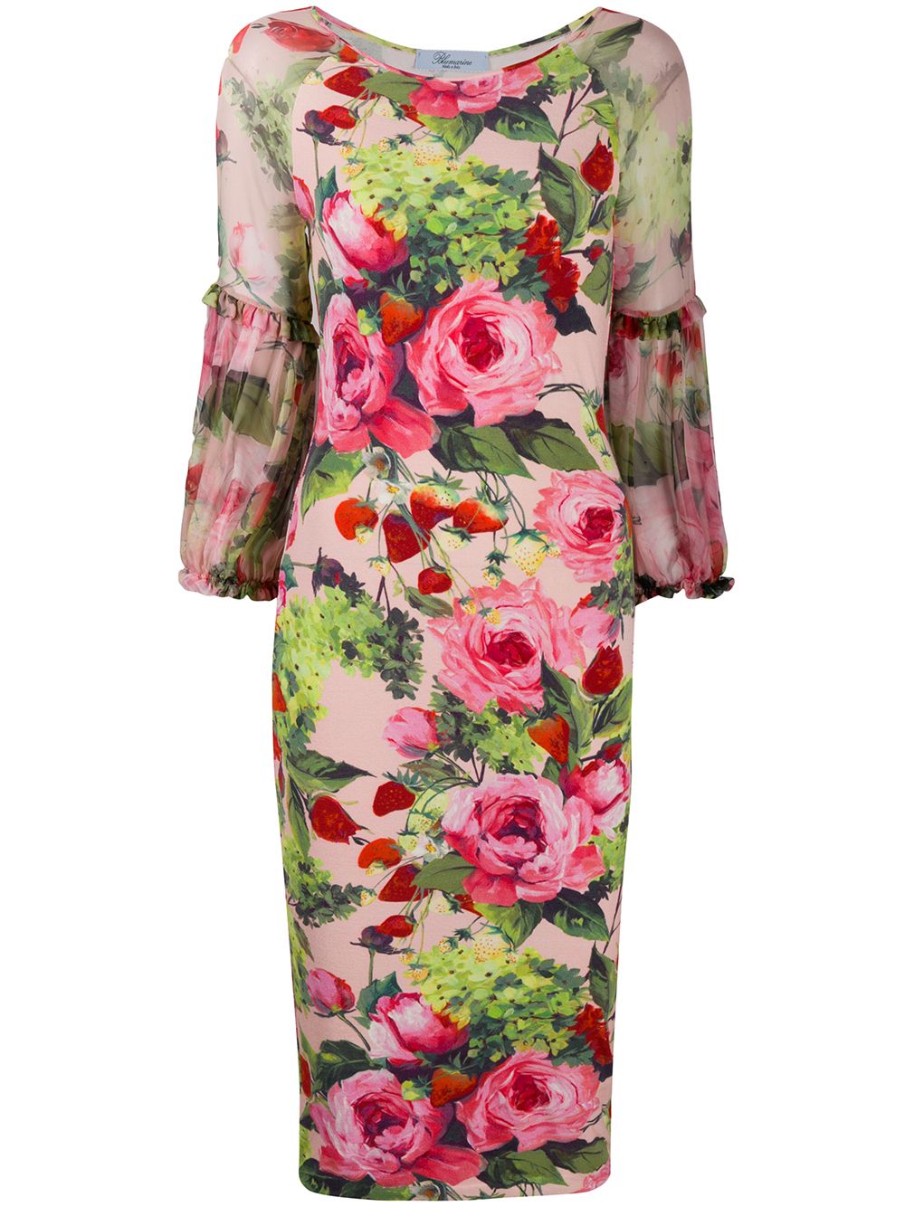 фото Blumarine floral print bodycon dress