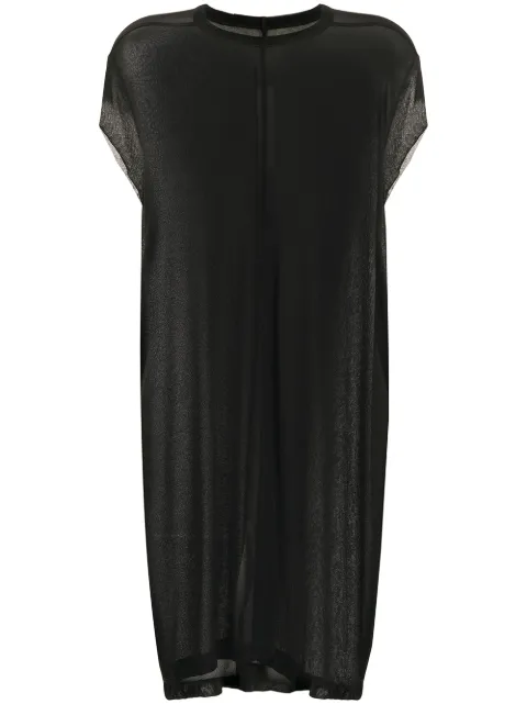 Rick Owens sheer longline T-shirt