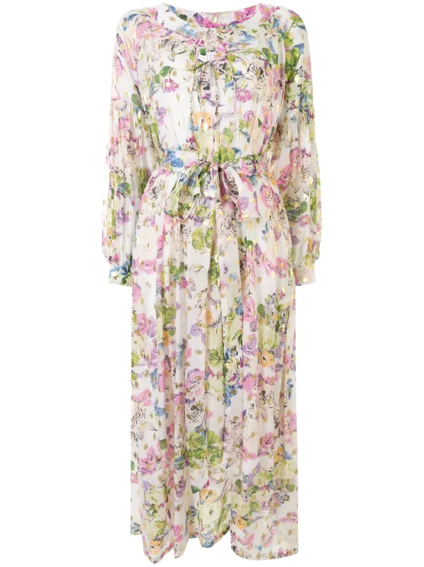 floral print kaftan dress