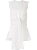 Bambah tie front tunic - White