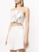 Bambah top corto con apliques florales