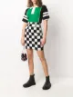 الصورة 2 من A.N.G.E.L.O. Vintage Cult تنورة ميني ضيقة بكاروهات من التسعينات