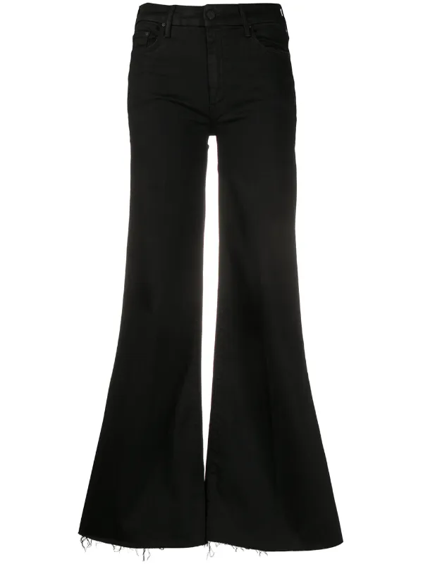 mother black flare jeans