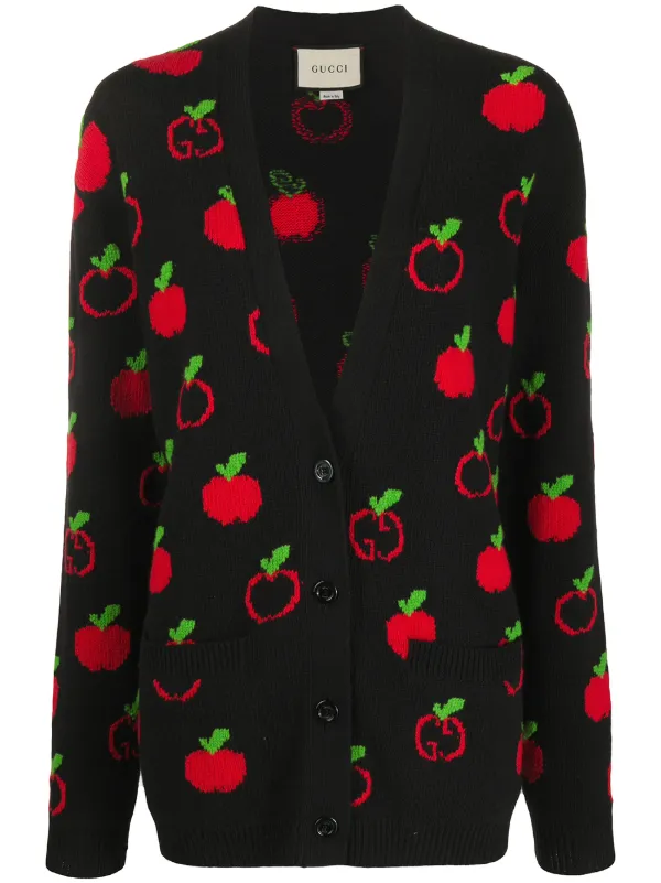 gucci apple cardigan