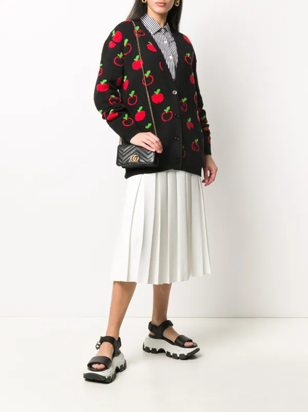 gucci apple cardigan