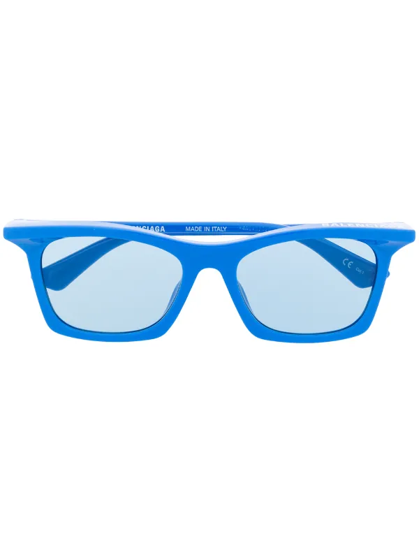 balenciaga blue sunglasses