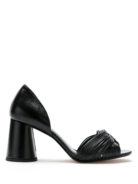 Sarah Chofakian Colagem leather sandals