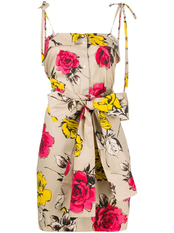 msgm floral dress